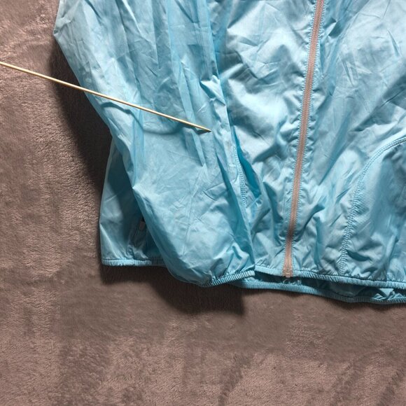 Danskin Now Women’s Loose Fit Woven‎ Track Jacket Size Small Blue – Read - Picture 8 of 8